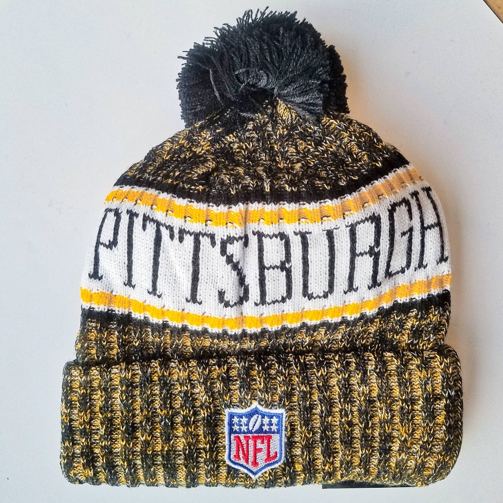 PITTSBURGH STEELERS FLEECE LINED BEANIE NWT - Picture 3 of 5